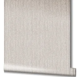 Vliestapete Strick Muster 3D-Optik Grau Braun 47485