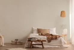 Vliestapete Struktur Beige Silber Metallic 39026-2