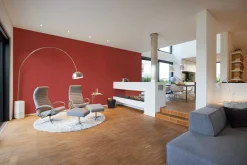 Vliestapete Struktur-Design rot gold 38694-6