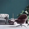 Vliestapete Struktur-Design dunkelblau gold 38694-4
