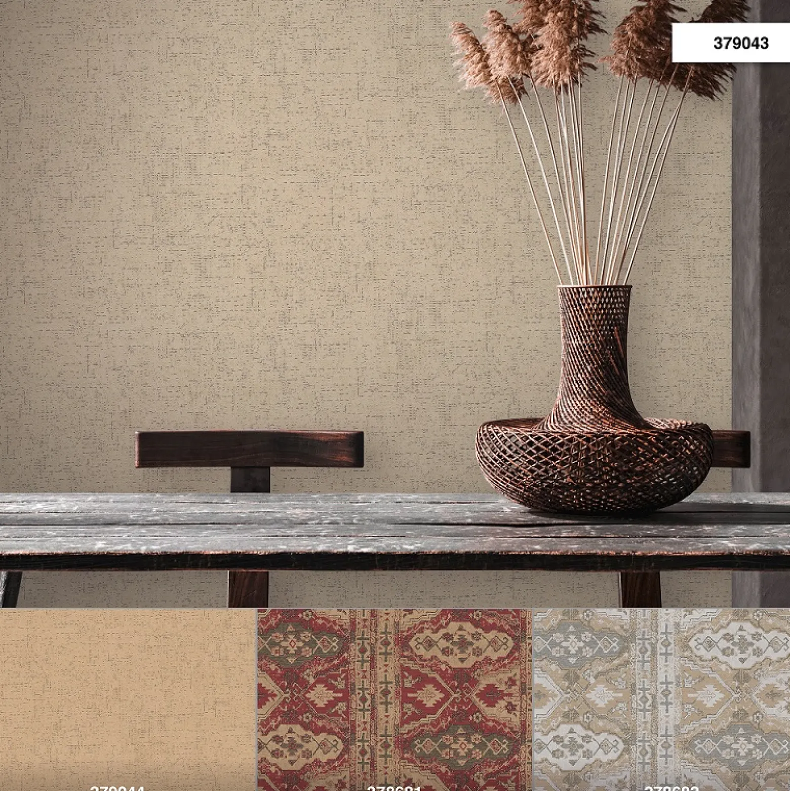 Vliestapete Struktur Design braun beige 37904-3