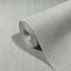 Vliestapete Struktur Einfarbig Grau Beige 82363
