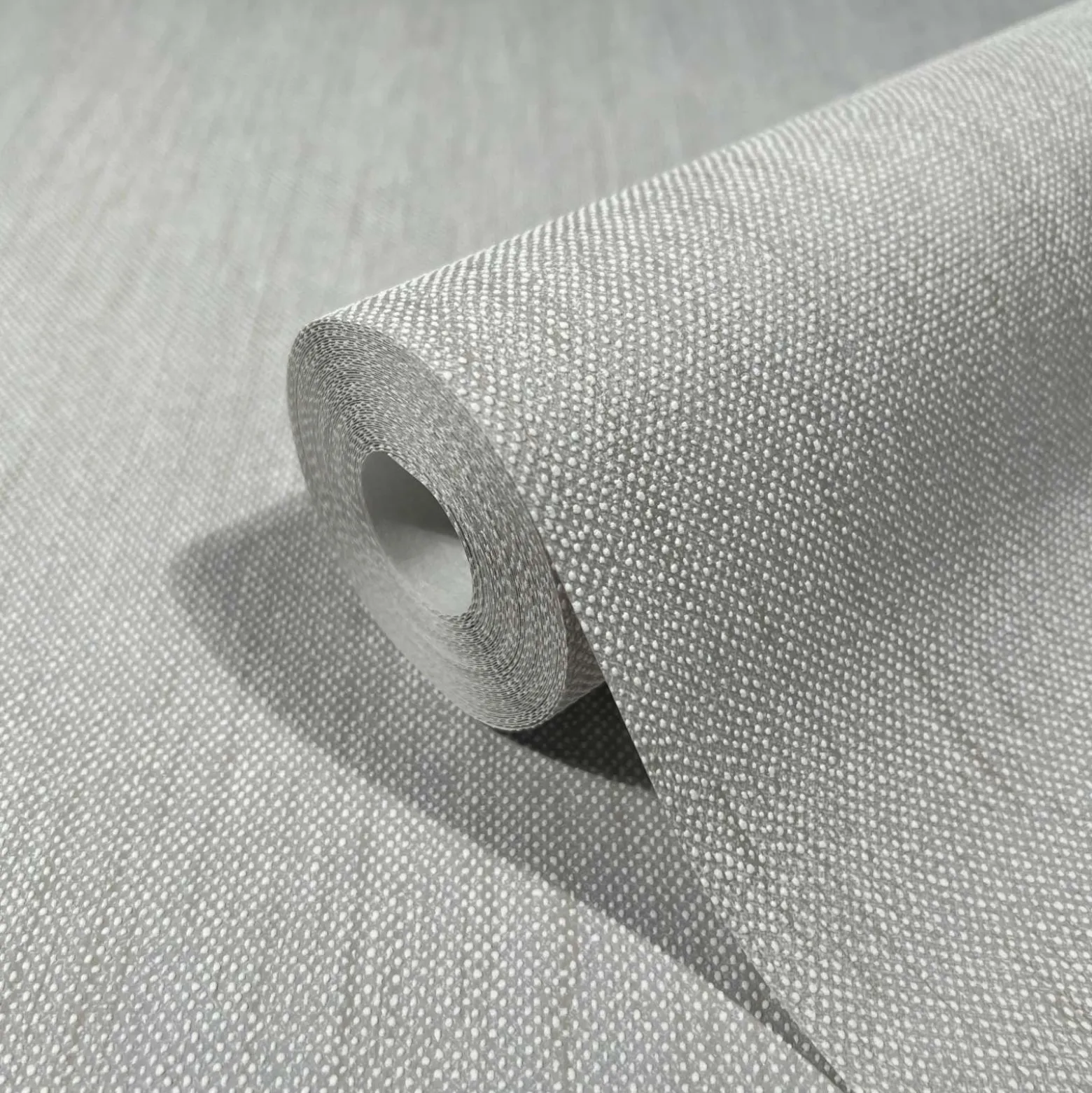 Vliestapete Struktur Einfarbig Grau Beige 82363