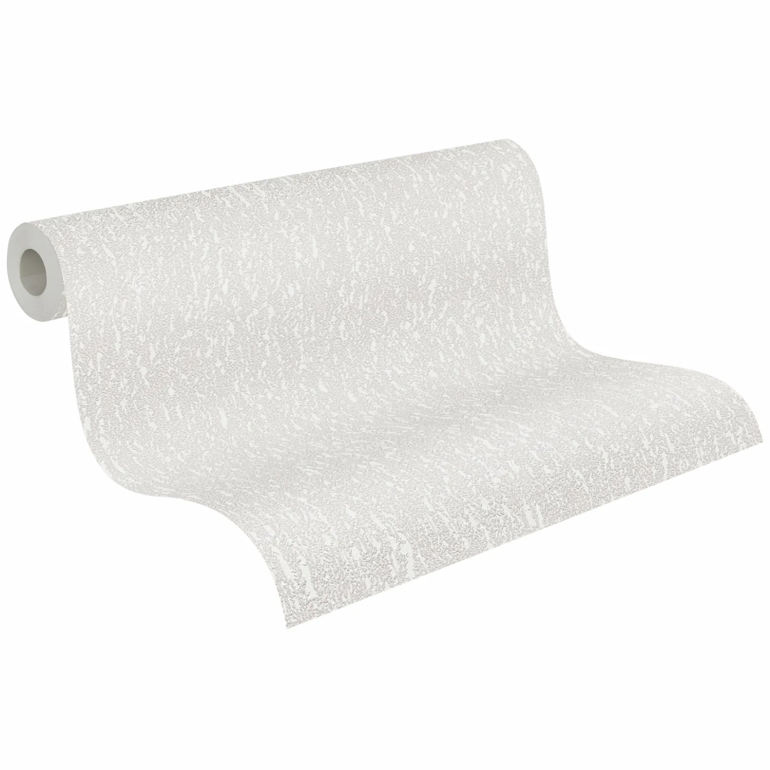 Vliestapete Struktur Floral Grau Creme Glitzer 79095-1
