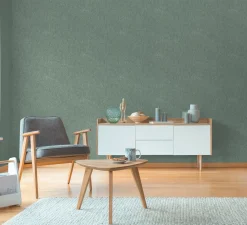 Vliestapete Struktur Floral Dunkelgrün Glitzer 79095-2