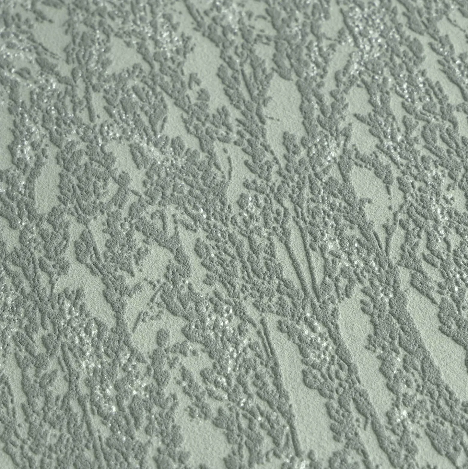 Vliestapete Struktur Floral Dunkelgrün Glitzer 79095-2
