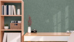 Vliestapete Struktur Floral Dunkelgrün Glitzer 79095-2