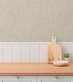 Vliestapete Struktur Floral Beige Grau Glitzer 79095-5