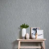 Vliestapete Struktur Grau Silber Metallic 38598-1