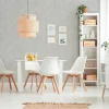 Vliestapete Struktur Grau Silber Metallic 38598-7