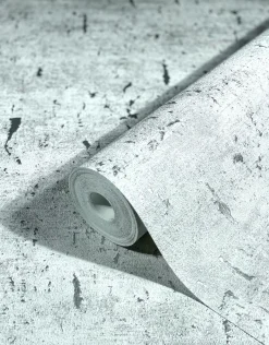 Vliestapete Strukturiert Meliert grau-silber 85766