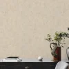 Vliestapete Strukturiert Uni Beige Creme Glanz 39036-1