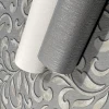 Vliestapete Struktur Linien Uni Grau Silber Metallic 82382