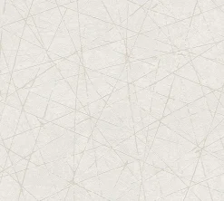Vliestapete Struktur Metallic Weiß Perlmutt 39177-1