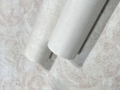Vliestapete Struktur Putz Optik Weiß Creme 82392