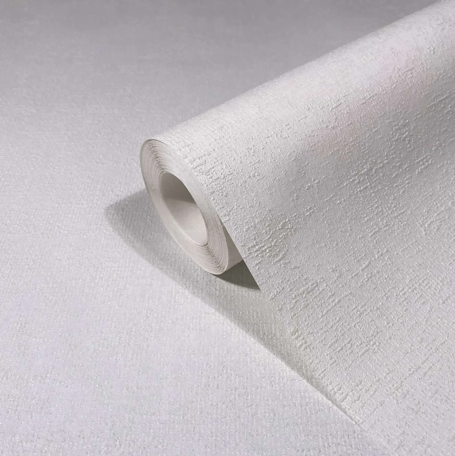 Vliestapete Struktur Putz Optik Weiß Creme 82392