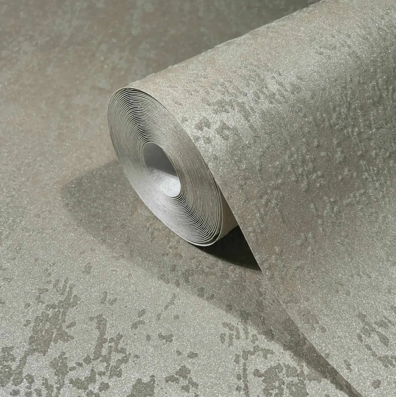 Vliestapete Struktur Shabby Uni Beige Glitzer 86548