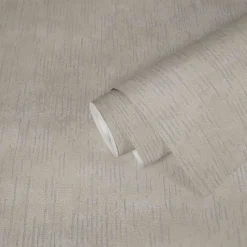 Vliestapete Struktur Striche beige silber Glitzer 38199-1