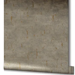 Vliestapete Strukturtapete grau-braun metallic 85767