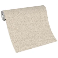 Vliestapete Struktur Uni Beige Silber Metallic 10285-38