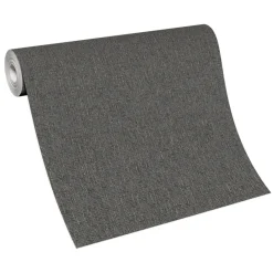 Vliestapete Struktur Uni Grau Gold Metallic 10285-10