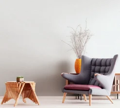 Vliestapete Struktur Uni grau-blau Hailey 82225