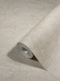 Vliestapete Struktur Uni grau-beige 32831