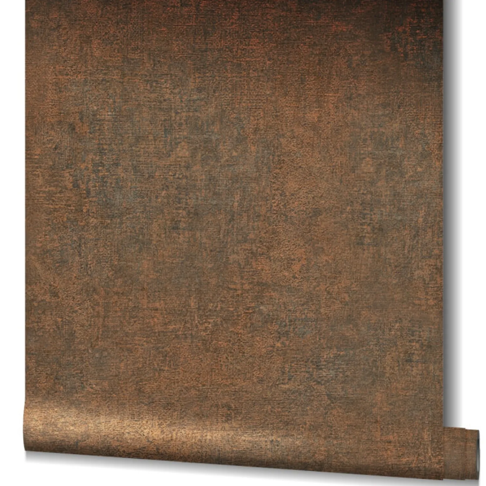 Vliestapete Struktur Uni Patina Metallic kupfer 32829