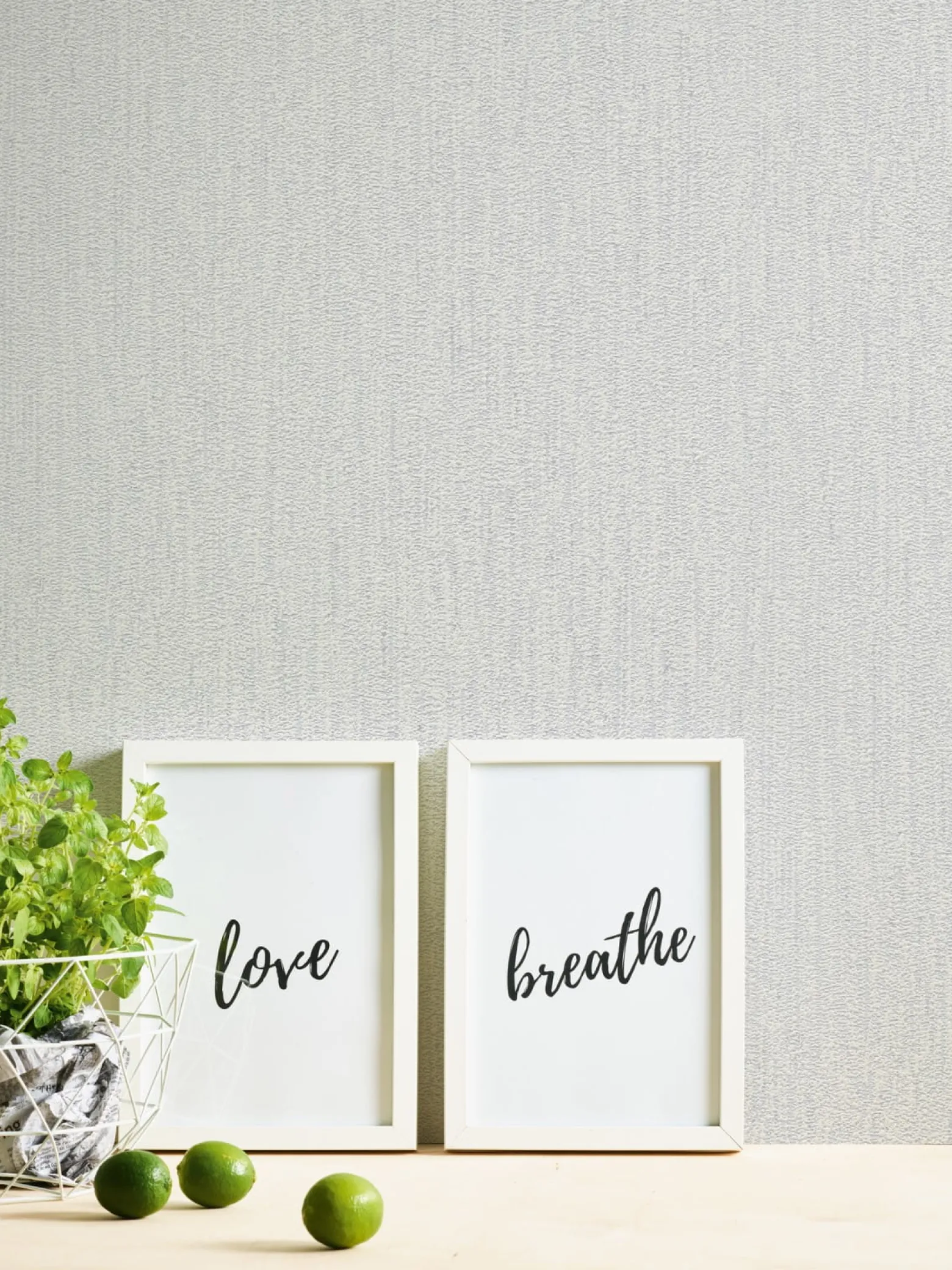 Vliestapete Struktur Weiß Silber Metallic 39026-4