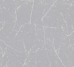 Vliestapete Struktur Zweige Grau Weiß Metallic 38504-3