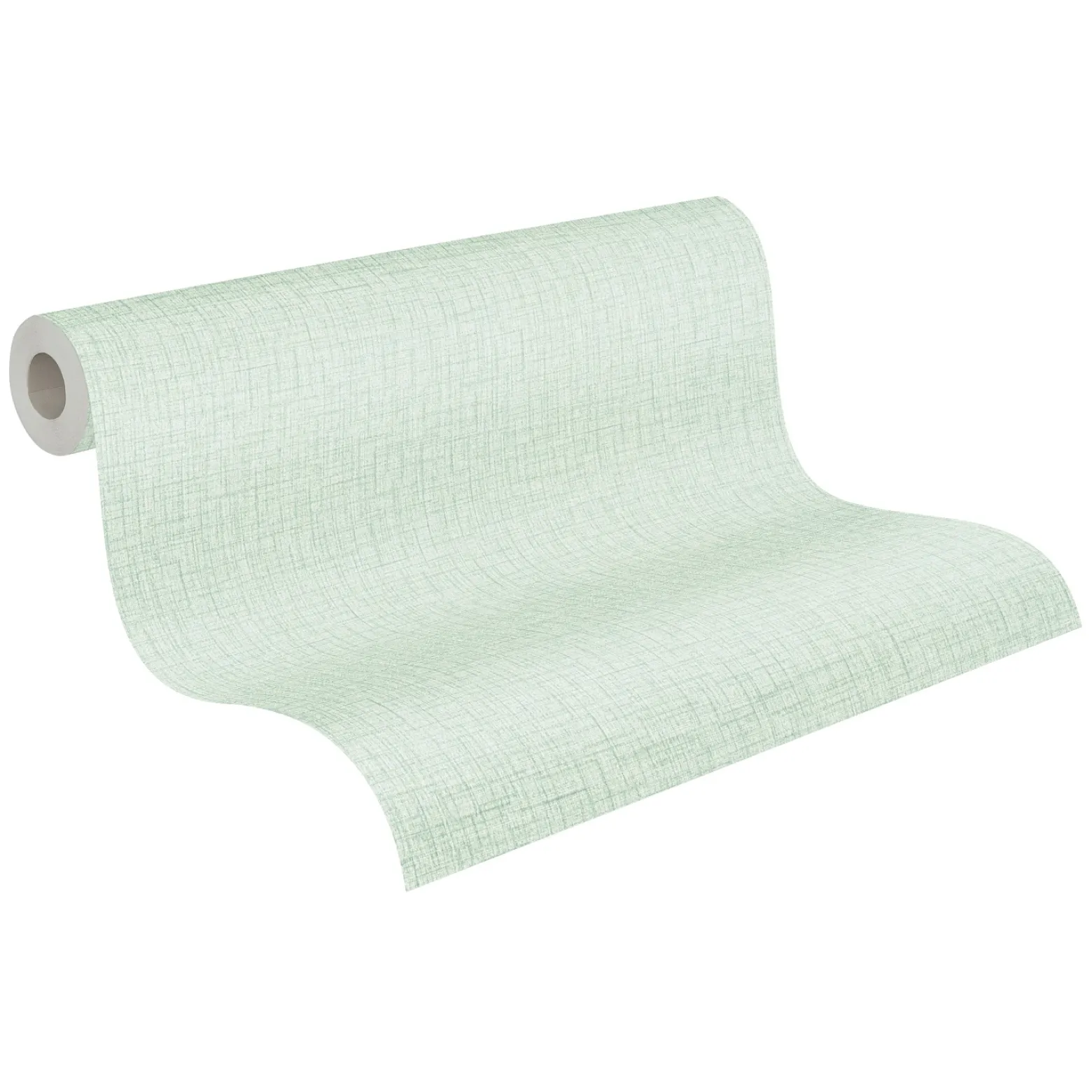 Vliestapete Textil-Design grün grau 37953-7