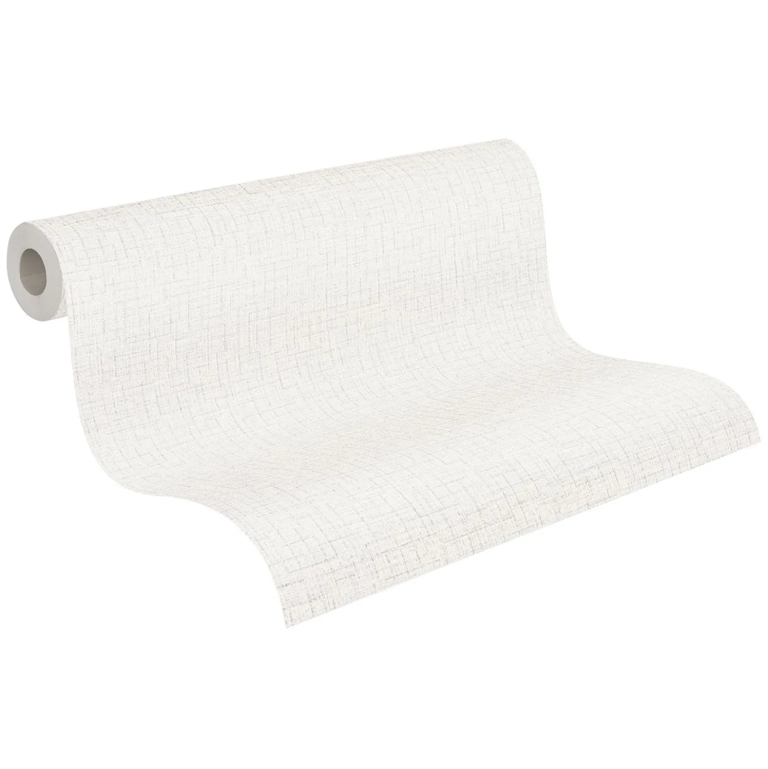 Vliestapete Textil-Design grau-weiß 37953-2