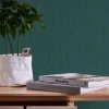 Vliestapete Textil Design Grün Silber Glitzer 3955-35