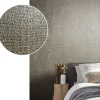 Vliestapete Textil Meliert grau gold Metallic 85738