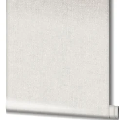 Vliestapete Textil Meliert weiß-grau Metallic 85742