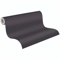 Vliestapete Textiloptik Einfarbig Dunkelblau 79010-5
