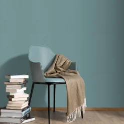 Vliestapete Textil Optik Einfarbig Türkis Blau 10359-19