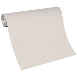 Vliestapete Textil Optik Einfarbig Grau Beige 10359-38
