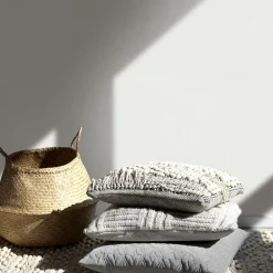 Vliestapete Textil Optik Einfarbig Hellgrau Weiß 10359-31