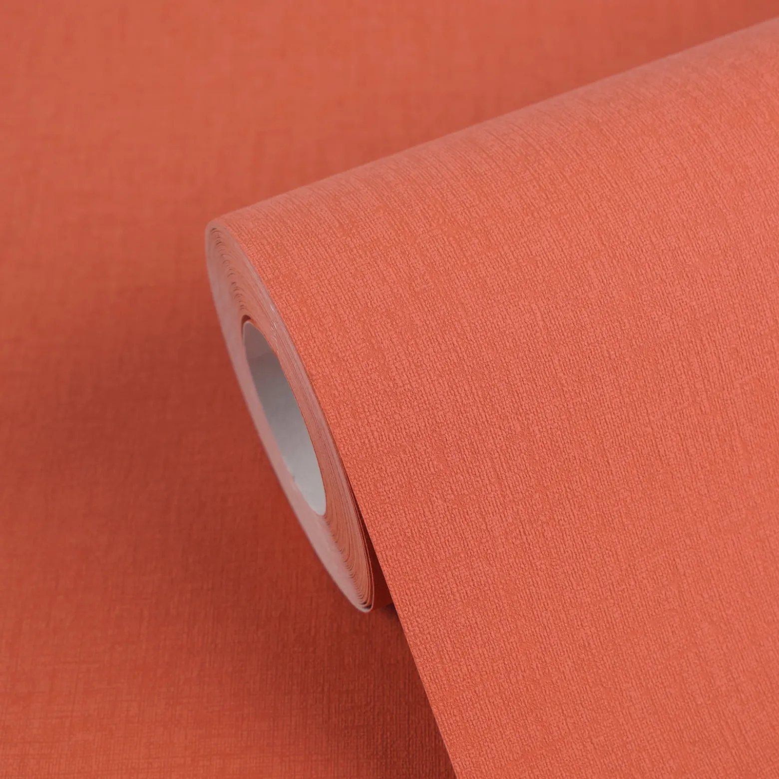 Vliestapete Textiloptik Einfarbig Rot Orange 79010-6