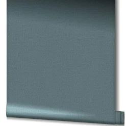 Vliestapete Textiloptik Einfarbig Struktur Blau 34524