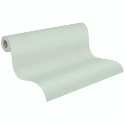 Vliestapete Textiloptik Einfarbig Hellgrün 79010-1