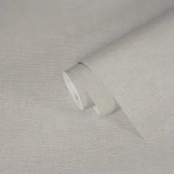 Vliestapete Textil Optik Grau 38613-2