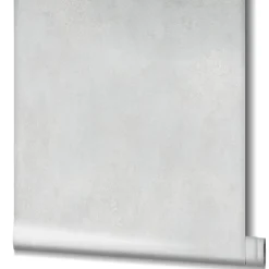Vliestapete Textil-Optik hellgrau metallic 32714