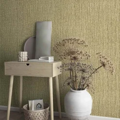Vliestapete Textiloptik Jute Geflecht Beige Braun 45750