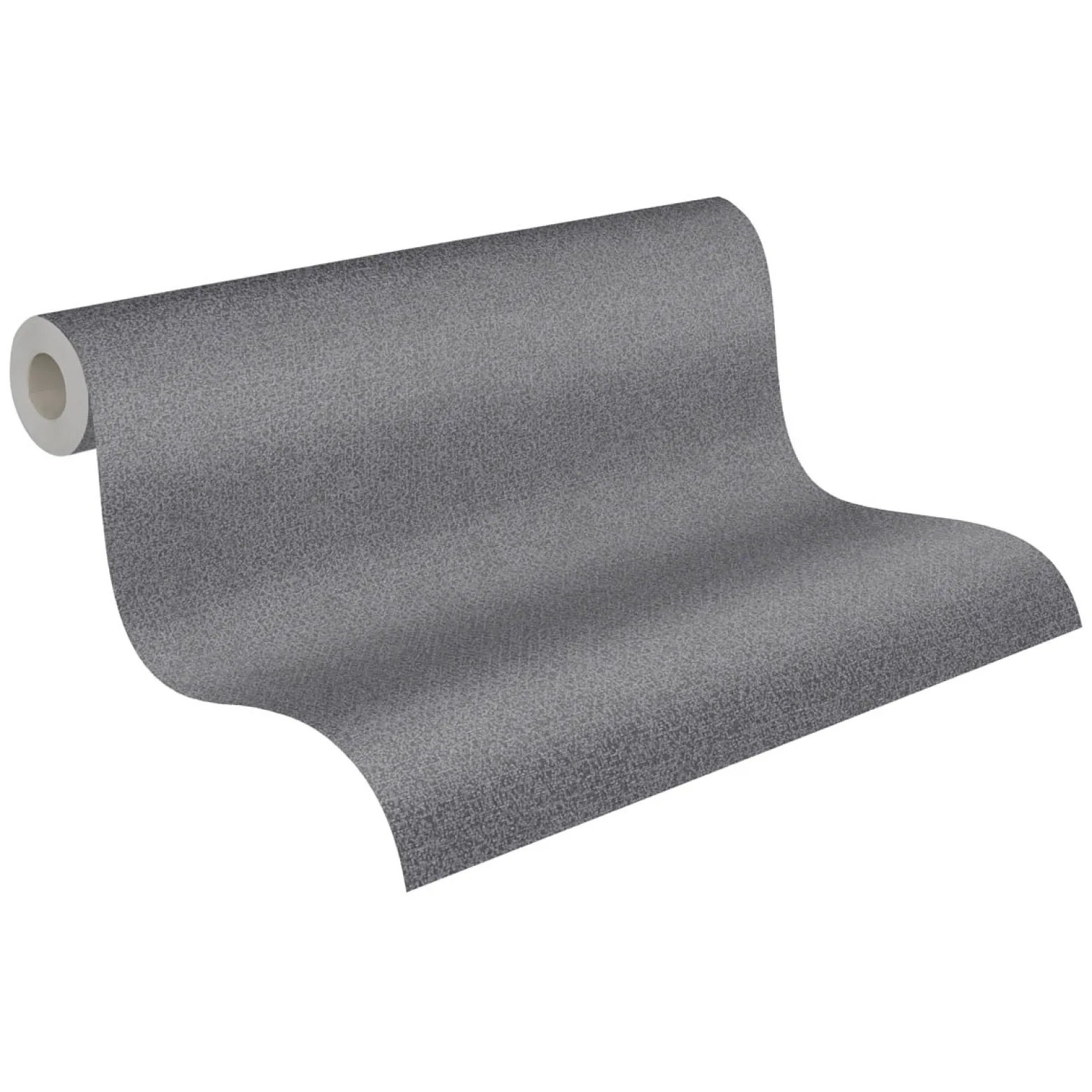 Vliestapete Textiloptik Schwarz Silber Metallic 38662-4