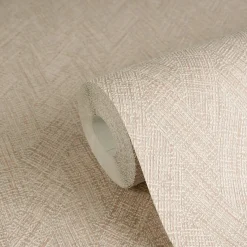 Vliestapete Textiloptik Struktur Braun Beige 79092-1