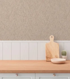 Vliestapete Textiloptik Struktur Braun Beige 79092-1
