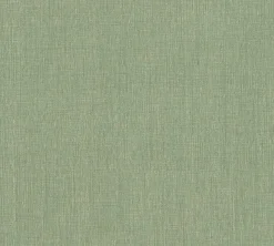 Vliestapete Textiloptik Uni Struktur Grün 39652-1