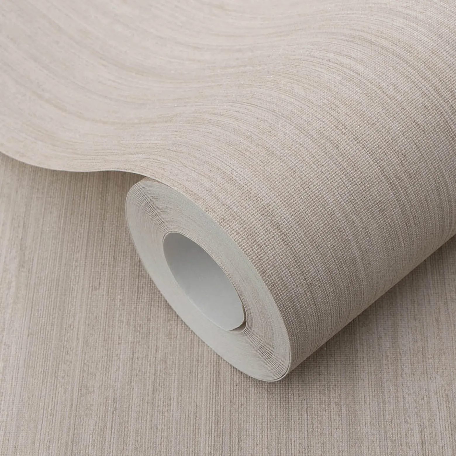 Vliestapete Textiloptik Uni Braun Beige Glitzer 10590-32